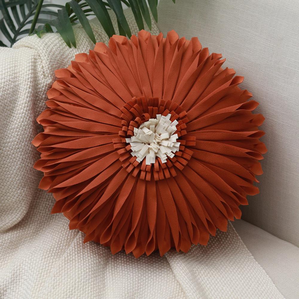 Nordic Minimalist Floral Throw Pillow Cover – Modern, High-End, Comfortable Design for Living Room & Bedroom