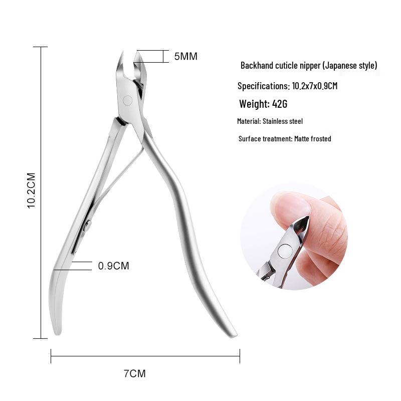 

Ножницы для нейл-арта Teiko - Японские, обратного использования для кутикулы и заусенцев. 1 Piece