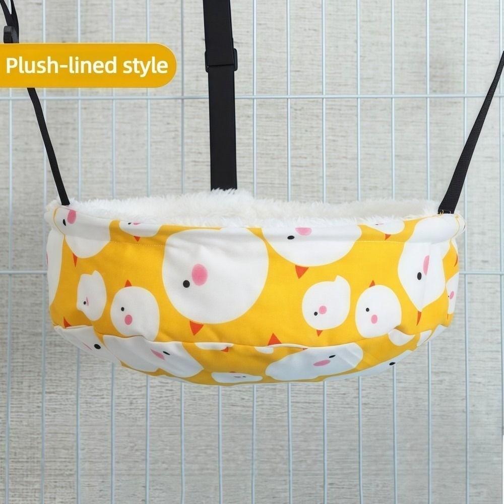 Deep Edges Cat Cage Hammock 45x45 CM Cat Swing Bed Thickened Cat Bed Four Seasons