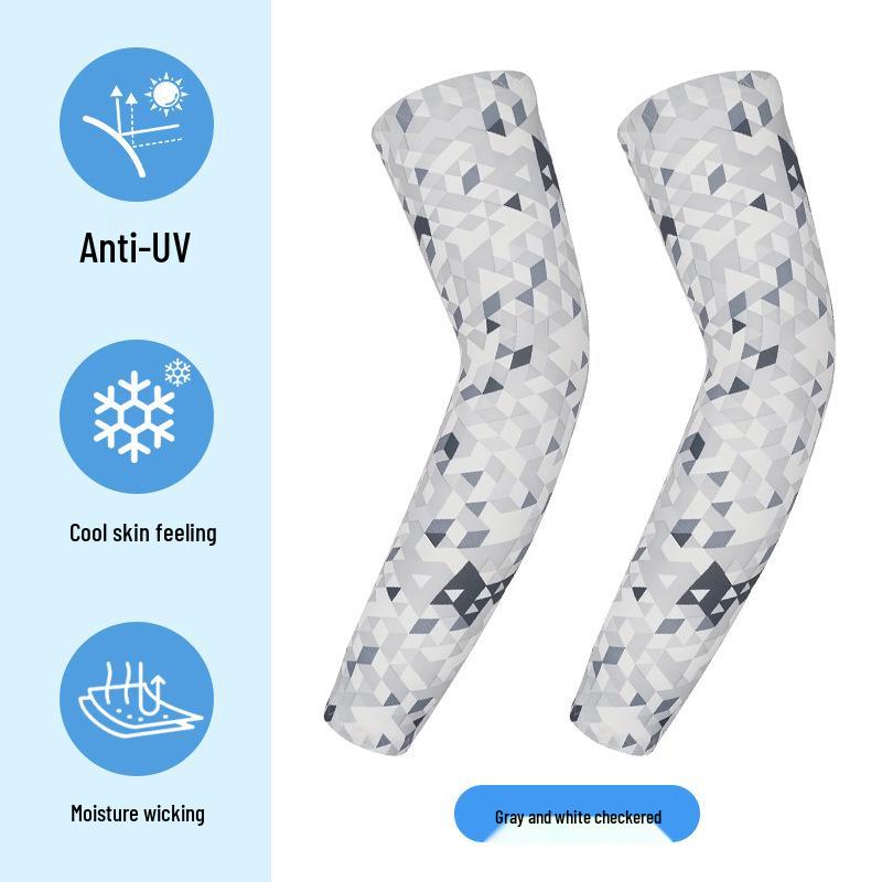 Dünne Anti-Pilling UV-Schutz Radsport-Armlinge für Kinder - Outdoor Eisseide Sonnenschutz-Ärmel