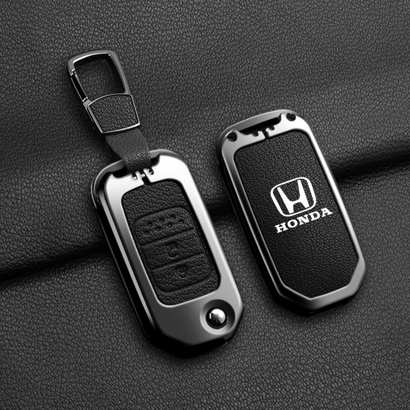 Car Smart Remote Key Fob Case Cover For Honda Civic Accord City Odyssey CR-V XR-V HR-V Vezel Jade Jazz Crider Auto Accessories