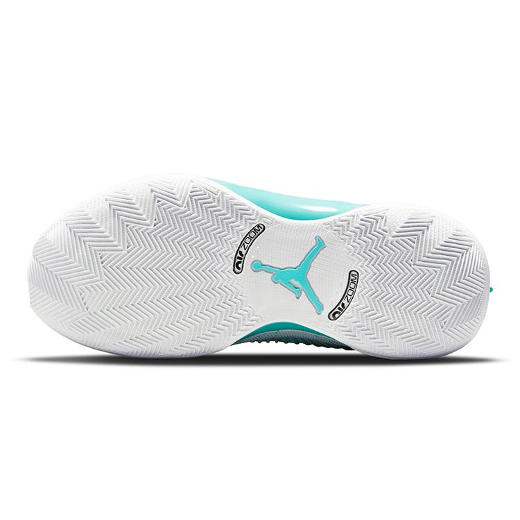 Jordan Air Jordan 35 'Guo Ailun' Slip Resistant Abrasion Resistant Mid Top Children's Basketball Shoes Mint Green DJ3009-100