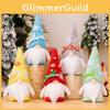 Vibrant Christmas Decorative Gnome Santa And Rudolph Dolls For Seasonal Home Accents
