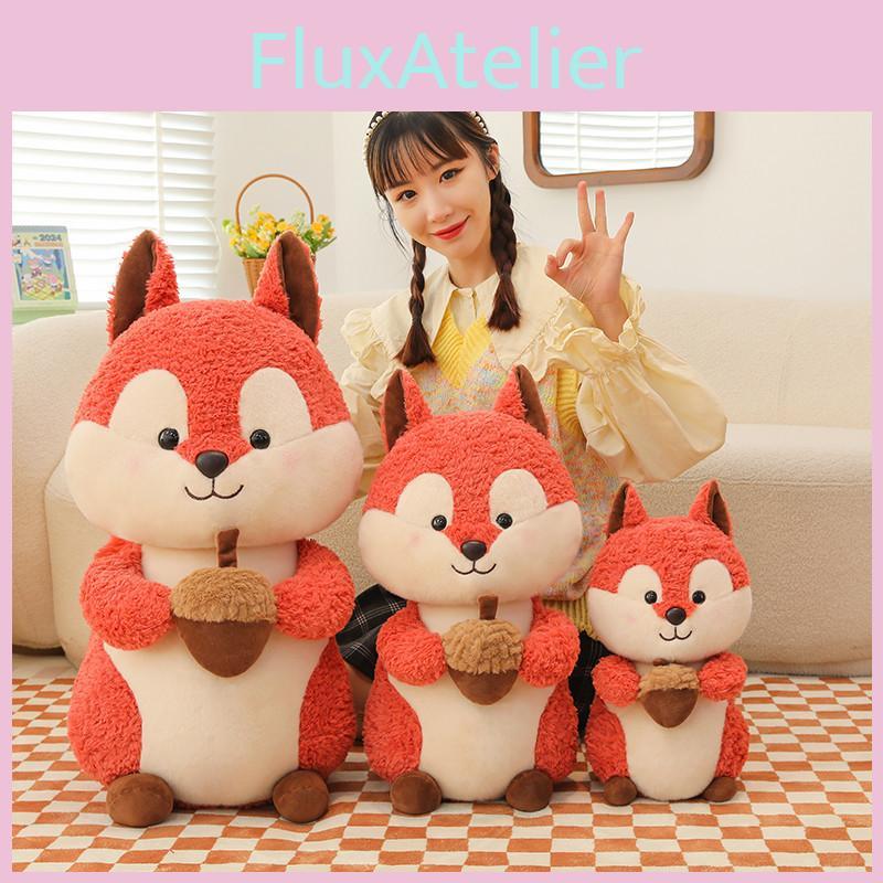 Cartoon Squirrel Plush Toy Cute Stuffed Animal Dolls Decorations Kids Gifts