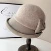 Women'S Fashion Knit Fabric Fisherman Hat, Lightweight Fall & Winter Warm Basin Cap, Hand Wash Only, Elegant Mother'S Hat
