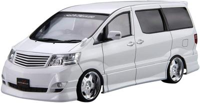 Aoshima Bunka Kyozai The Tuned Car Series 7 Toyota Silk Blaze Alphard 2005 Plastic Model (AOSHIMA) 1/24 No. MNH/ANH10/15W
