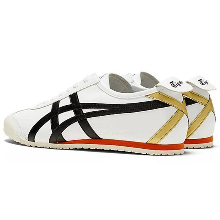 ONITSUKA TIGER Unisex Mexico 66 White Black Gold 1183C080-100