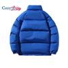 Cozy Up Winter Herren Plüsch Verdickte Parkas Stehkragen Jacke Mode Herren Parker Mantel Warm Dick Reißverschluss Mantel Gepolsterter Mantel für Männer