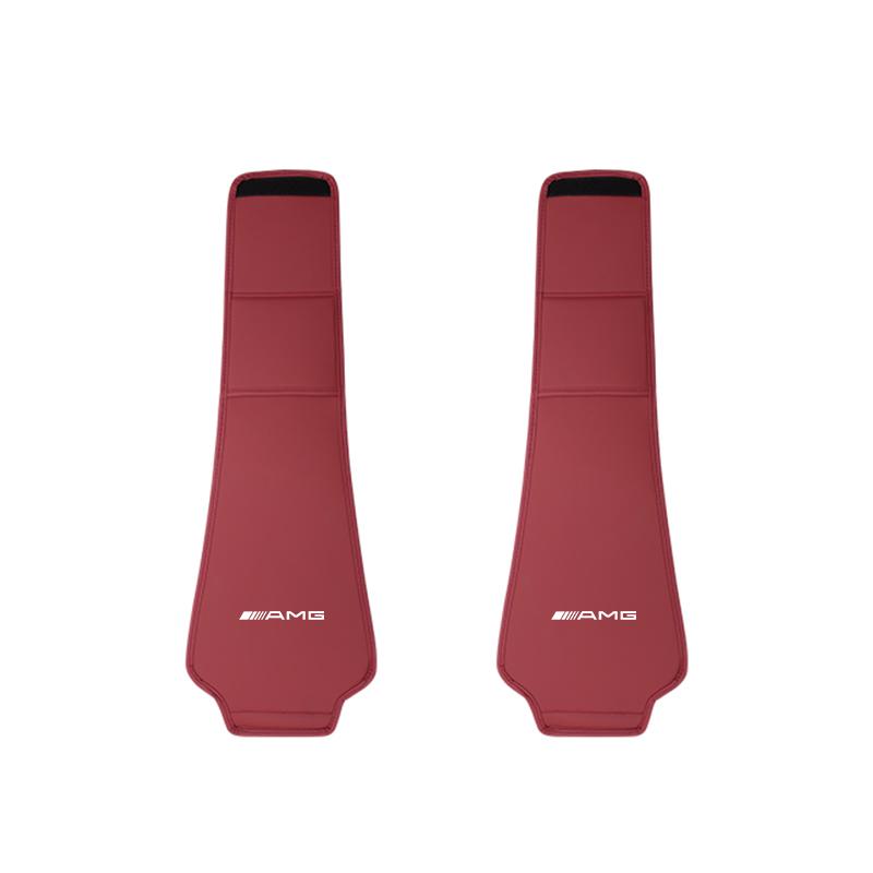 

2Pcs Leather Car Seat Headrest Cover Interior Accessories Tire Valve Cap For Mercedes Benz AMG GLE GLS CLA CLE GLC CLS GLA W223