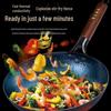 ZISIZ Non-Stick 316 Stainless Steel Wok