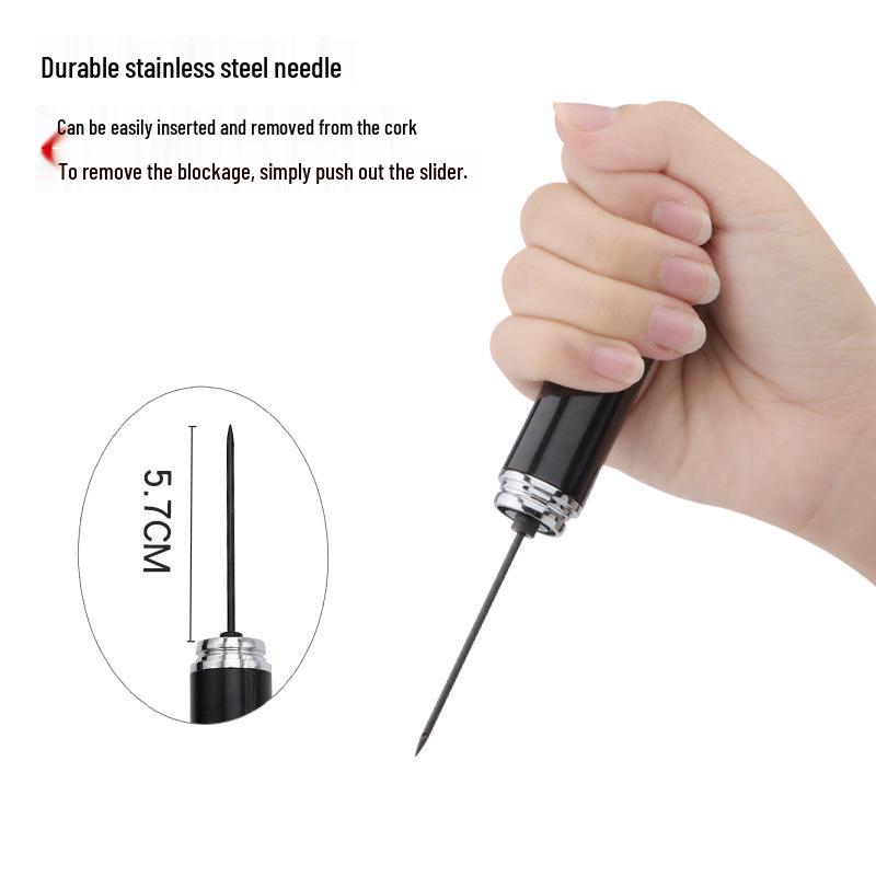 Stainless Steel Pneumatic Wine & Champagne Bottle Opener