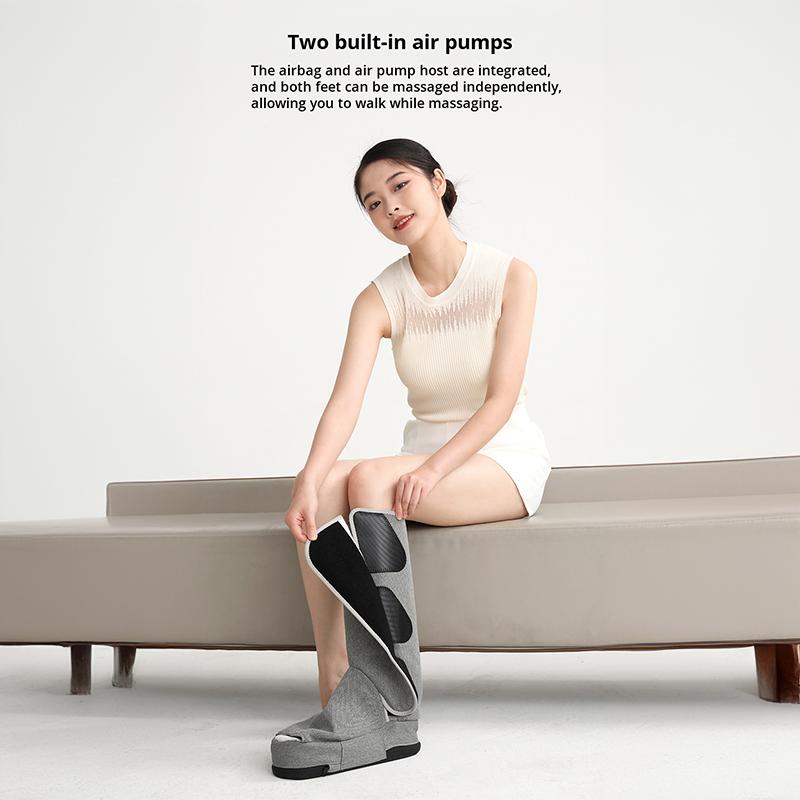 Wireless Air Compression Foot Massage Hot Compress Calf Leg Massage Relaxes Leg Muscles and Relieves Pain