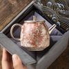 150ML Meister He Fusen Chinesischer Stil Teekanne Silber Vergoldete Drachen Teekanne Retro Keramik Teekanne Geschenkbox Kung Fu Tee Set Teezeremonie