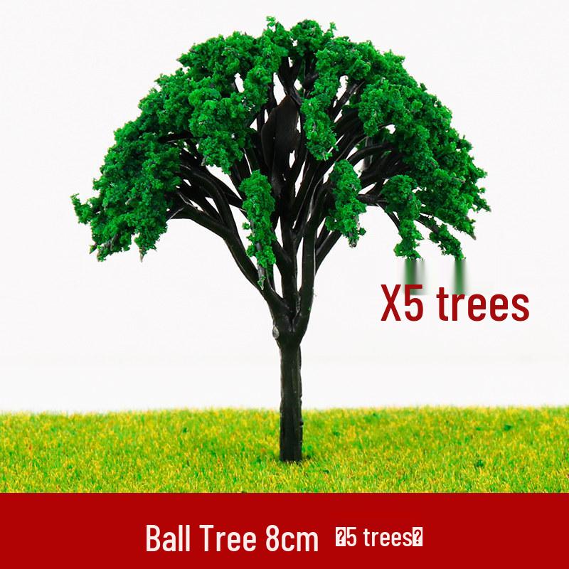 Finished Plastic Model Tree for Architectural Sand Table Scene Construction
