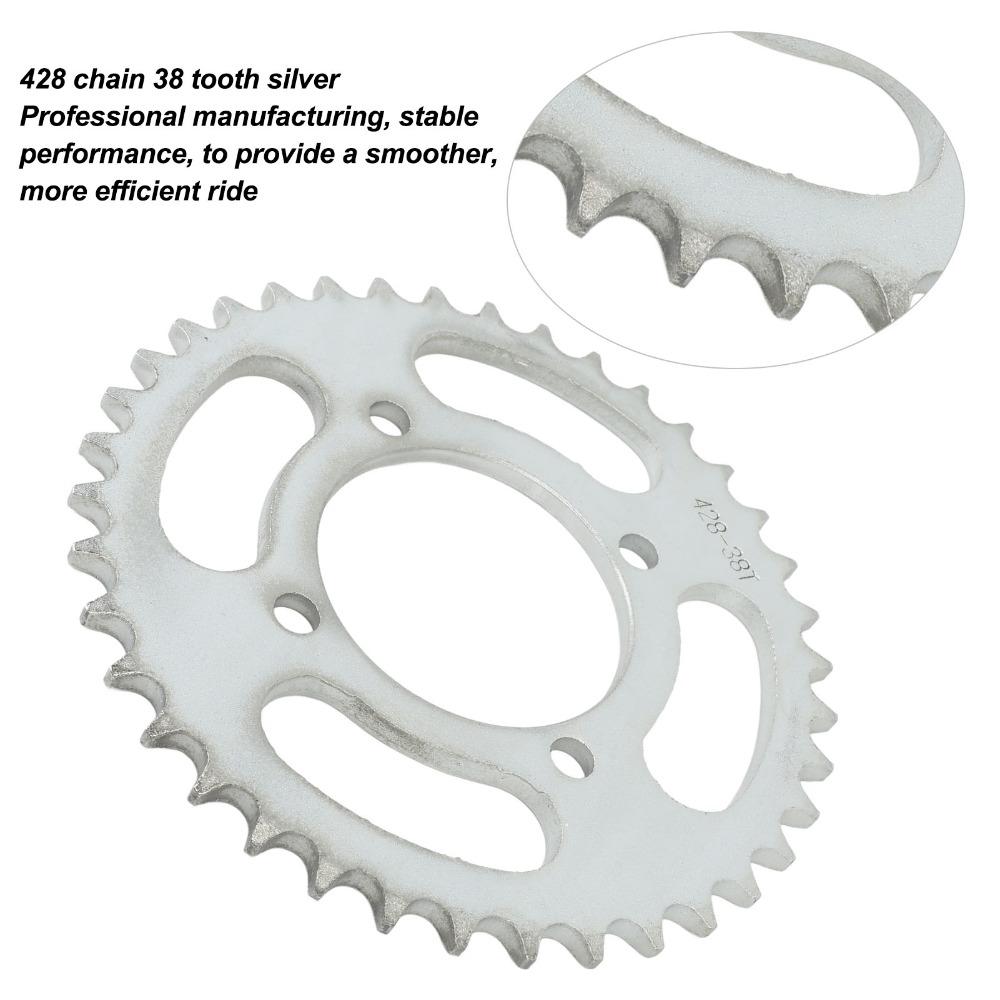 Inner 64mm Rear Chain Sprocket 428 38T Rear Drive Sprocket Durable Rear Sprocket Motorcycles