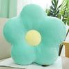 Fresh Colorful Daisy Flower Plush Pillow Toy Soft Cartoon Plant Stuffed Doll Chair Cushion Car Pillow Kids Lovers Birthday Gift