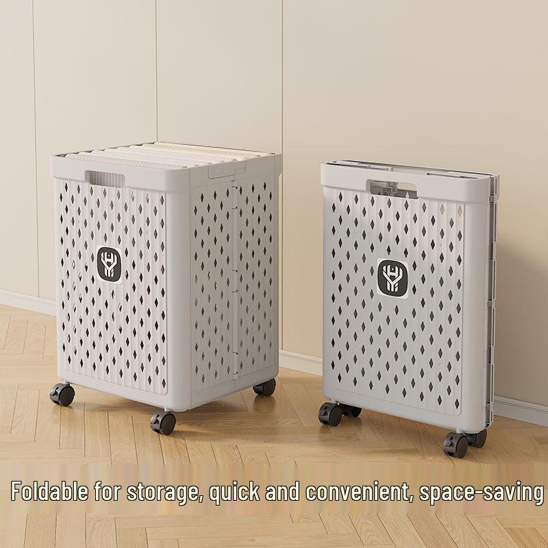 Portable Foldable Multi-functional Laundry Basket for Bathroom and Storage