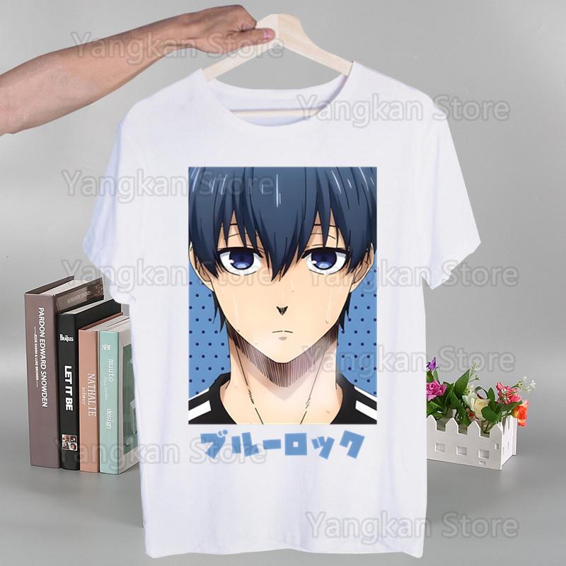 

Blue Lock Япония Аниме Харадзюку Мужские Футболки Футболки Рубашка Топы Дизайн Короткий Рукав Эстетичная Аниме Футболка 2XL