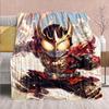 Kamen Rider Anime Flannel Blanket – Soft, Warm, Perfect for Sofas, Bedding, Camping, Travel, Office, and Home Decor – QJY