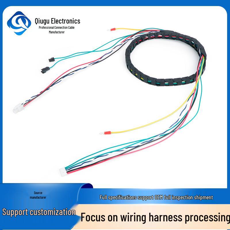 Customized VH3.96 1-to-2 Terminal Wire Harness for Signal Transmission in Industrial Equipment