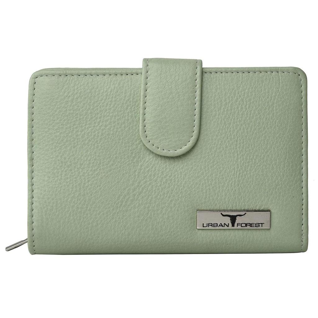 Arya Mint Green Leather Wallet for Women