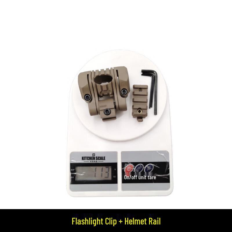 Adjustable Tactical Helmet Flashlight Mount