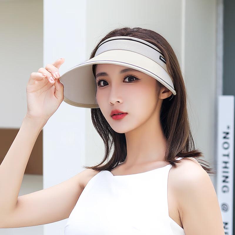 ZHENYUEQI Women's Outdoor Cycling No-Top Sun Visor Hat