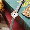 Light Luxury Simple Small Plate Watch Women'S Retro High-End Business Belt Waterproof Quartz Watch