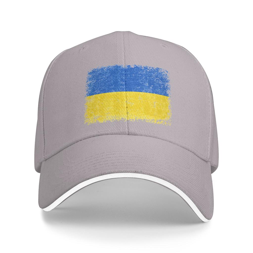 Vintage Ukraine Ukrainian Flag Pride Retro Style Baseball Cap  Classic Trucker Hat Summer Women Men Tennis Skate Baseball Caps