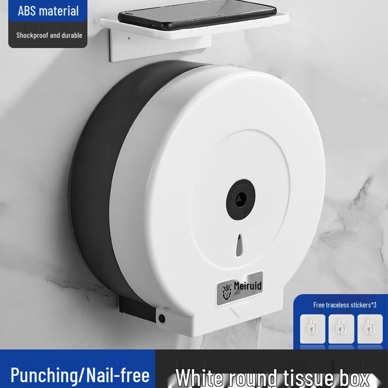 Wall-Mounted Waterproof Jumbo Toilet Paper Dispenser for Hotel Bathrooms