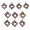 10pcs Carbide Inserts CCMT060204 CCMT0602 For Lathe Turning Tool Holder