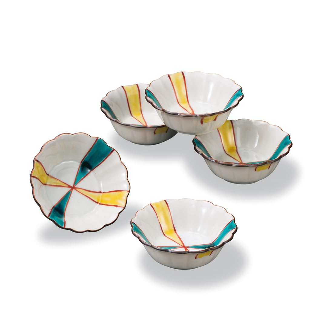 

Фарфор Кутани Иватая Но. Набор из 3 маленьких мисок, Казакурума, AP7-0304