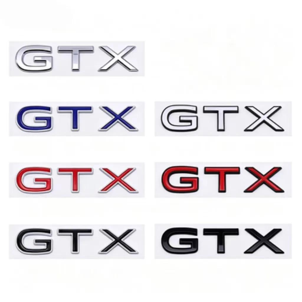 1Pc 3D ABS Car Rear Trunk Emblem Badge Sticker Tailgate Door Side Decal Auto Body Styling Logo Replacement Accessories