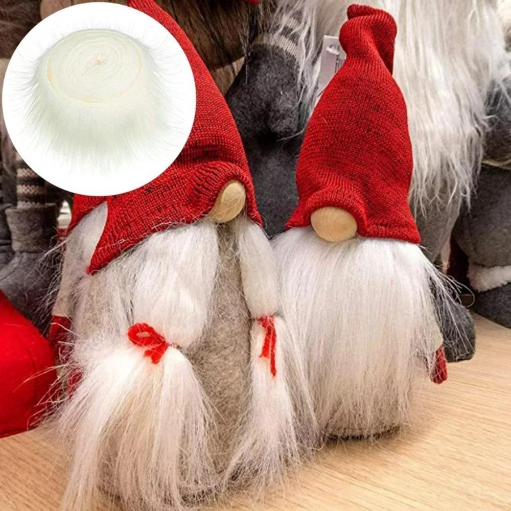 

DIY Christmas Tree Ornament 50*180cm Xmas Tree Decoration Rabbit Faux Fur Fabric Shoot Style 2
