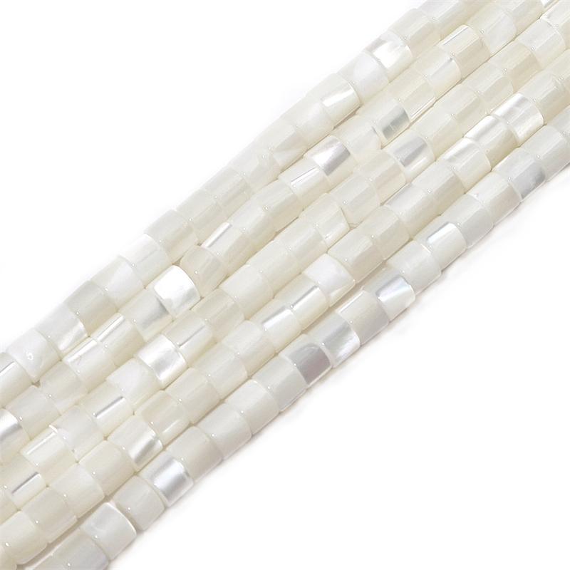 

5-15 шт. Натуральные бусины из морских ракушек для изготовления ожерелий, браслетов, серег и другой бижутерии 3x4mm 15pcs