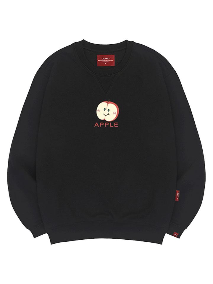 Ellamo Apple Sweatshirt Unisex Big Size S~4Xl