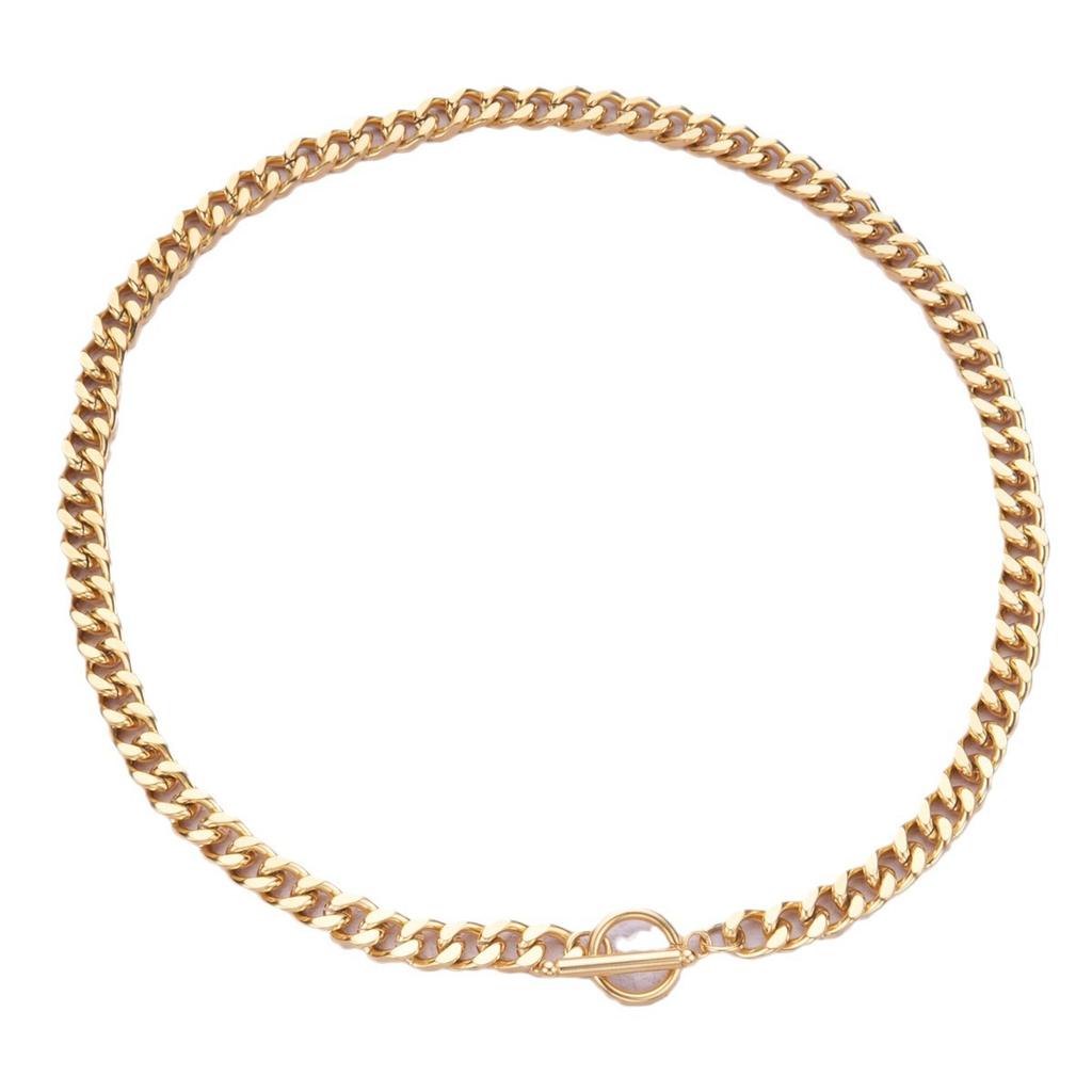 Personalized Punk Simple Ot Chain Gold Chain Women'S Neck Chain Thick Chain Necklace