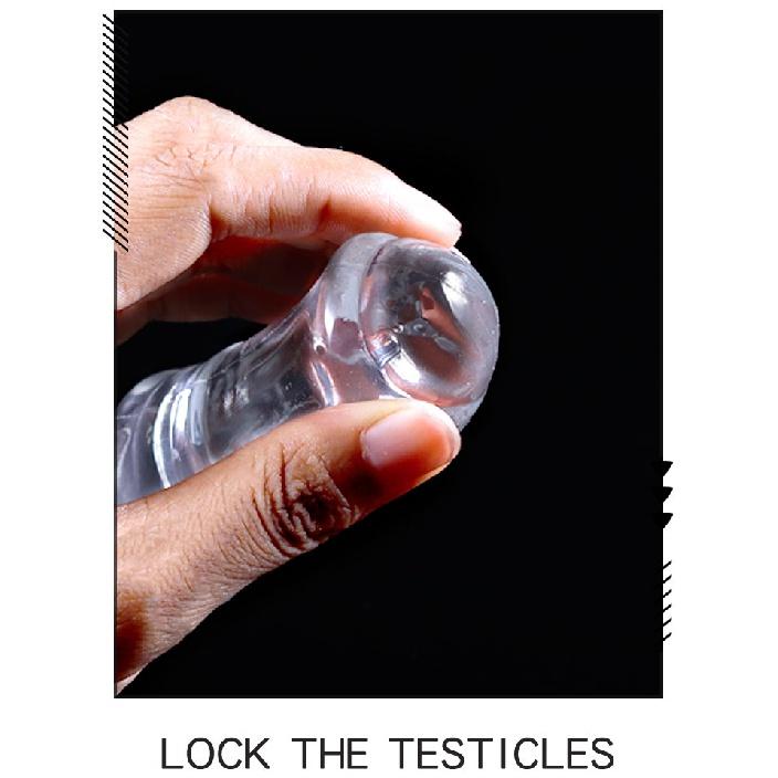 Vibrator Penis Sleeve Horse Dildo Reusable Condom Cock Ring Dildos Delay Penis Extender Dick Enlarger Sexy Toys For Men Sex