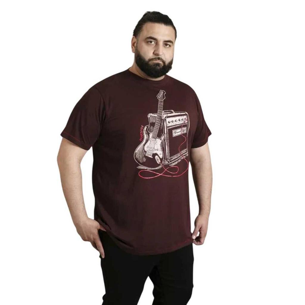 Duke Mens D555 Barnsley Guitar Kingsize T-Shirt