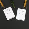 6x8 New Style Jewelry Earring Display Card - Paper Hang Tag for Studs