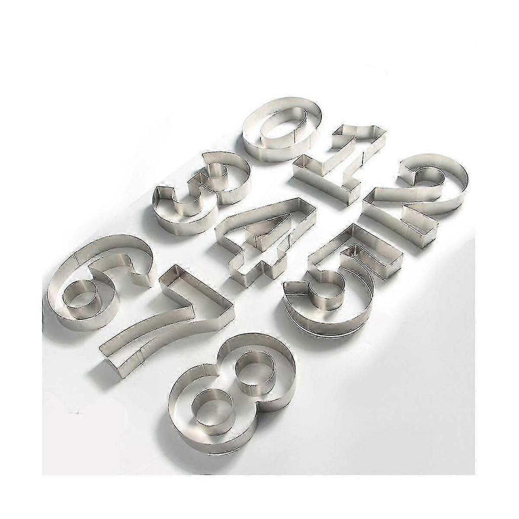 0-8 Numbers Cake Mold Cake Decorating Tools Confectionery Maker Birthday Cake Tools