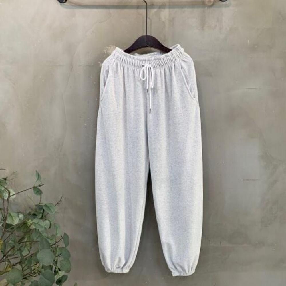 C S In The Room Modi Velour baSiC bandIng Jogger pantS 5Color