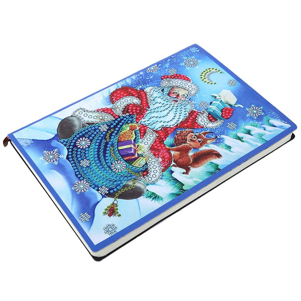 Weihnachtsmann Muster Diamanten Malerei Notizbuch DIY Diamanten Bilder Set Dekoration Geschenk