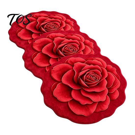 Anti-slip Mats for Bathroom Flowers Rug, Diatomaceous Earth Bath Mat, Super Absorbent Non-slip Water Bedside Rugs Floral Rose Sunflower Mat