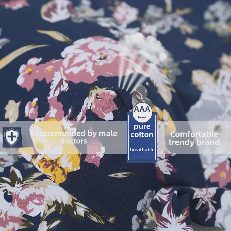 Men's Cotton Boxer Briefs - Big Size, Youthful, Sexy, Sports Style