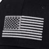 Hats New Embroidered American Flags Baseball Caps Men's and Women's Big Head Circumference Hard Top Mao Green Sunshade Cap Tide