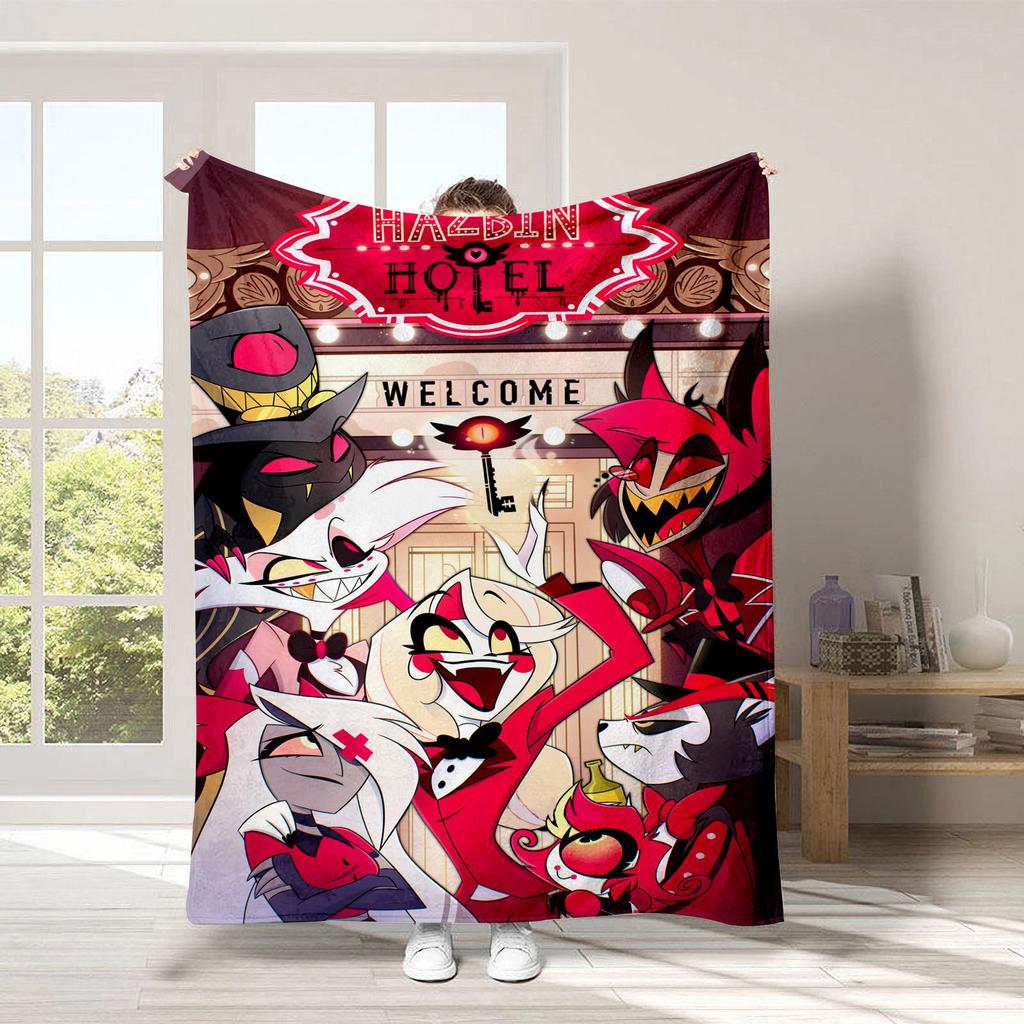 130*150 Cm Hot Anime Character Flannel Blanket  Nap Blanket Quilt Flannel Sofa Cover Blanket