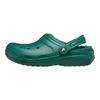 Crocs Ciepłe, lekkie i wygodne kapcie z okrągłym noskiem, buty z dziurkami dla mężczyzn i kobiet, szmaragdowe