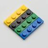 Classic Blue Plates Bulk, Blue Plate 1x4, Building Plates Flat 100 Piece, Compatible with Lego Parts and Pieces: 1x4 Blue Plates(Color: Blue)