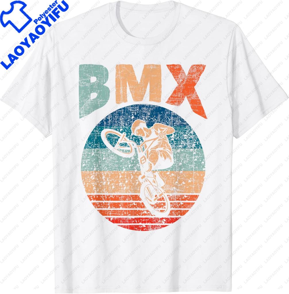 BMX  Bike Bicycle Rider Cyclist Racing Stunt Road Biking TShirt Mens Clothes Tops Graphic T Shirts Streetwear Camisetas